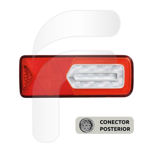 PILOTO TRASERO LC12 ORIGINAL LED GLOWING DERECHO